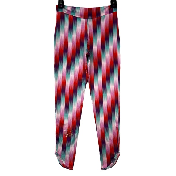 Flo Active Dance Leggings Tights Teen Girls Size L Pink Red Blue Purple - Picture 2 of 15